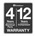 Dawlance Refrigerator 9173 WB M-Chrome/Metallic Silver/12 CFT/12 Years Warranty/Medium/Fridge/Freezer. 
