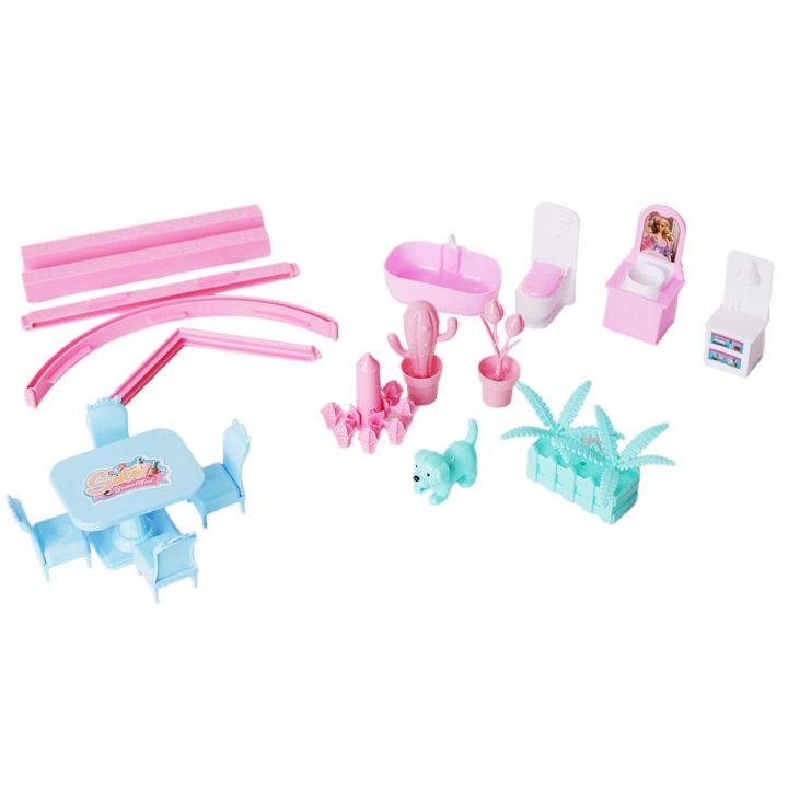 L.O.L.%20Surprise!%20Real%20Wood%20Doll%20House%20With%20New%20Family%20&%2025+%20Surprises%20Doll%20Set%20Toy%20Princess%20Playset%20Perfect%20Gift%20For%20Your%20Baby%20Girl%20Multicolor%20-%20Image%204