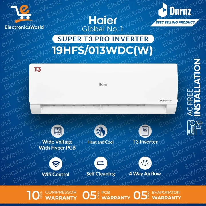 Haier%20Inverter%20AC%20%7C%20New%20%20Model%20HSU-19HFS/023WDC%20(Super%20T3%20Pro%20Series)%201.5%20Ton%20DC%20Inverter%20/%20T3%20Compressor/ECO%20Mode/Self%20Cleaning/WiFi/Turbo%20Cooling/Color%20Silver/%20Golden/White%20%7C10%20Years%20Compressor%2005%20Years%20All%20Parts%20Warranty%20%7C%20Haier%20Free%20Installation%20-%20Image%203