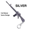 PUBG M16 Keychain Black Full Metal Pubg Key chain M416 OR M16. 