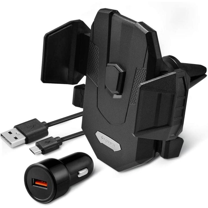 Spigen SteadiBoost Fast Wireless Car Charger Qi Certified