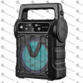 Kts-1706 Solar bluetooth speaker wireless portable outdoor speaker 4 inch with torch light FM radio USB , Memory Card TWF mp3 music player. 