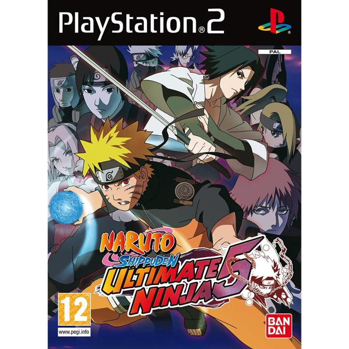 Naruto Shippuden Ultimate Ninja 5 VIDEO GAME - PlayStation 2 - Modified system