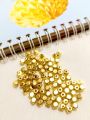 100/150 pcs 9.5, 5mm, 4mm Golden Metal Bead Caps for Jewellery Making, DIY Tussles, Crafting. 