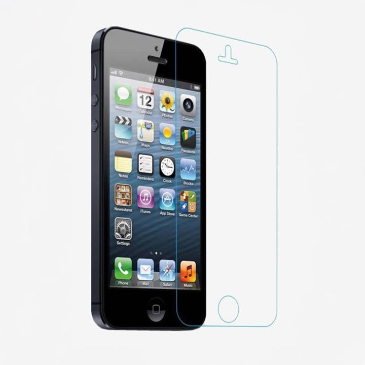 iPhone 5 5c 5s Tempered Glass Screen Protector 9H Hardness HD Clear Anti Scratch