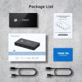 Rybozen USB 3.0 Switch Selector,KVM Switch Adapter 2 Computer Sharing 4 USB Devices, Peripheral Hub Box for Mouse Keyboard Scanner Printer PC, with One Button Swapping and 2 Pack USB 3.0 Cable ORIGINAL UK ZONE. 