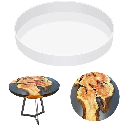 Coffee Table Top Mold | Table Top Mold | 14 Inches | Epoxy Resin | Silicone Mold | Silicone Mould | Table Top Silicone Mould | 14" Coffee Table Top Mould | Resin Art | 14 Inch For resin art epoxy resin DIY Casting molds DIY Tools Casting Molds Decoration