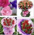 Pack of 12 - Crepe Paper Roll Sheets Coloured Craft Paper Florist Paper 12 x Coloured 30 x 250 cm 12 Colors. 