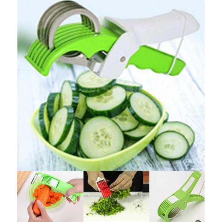 nestwell Multi Veg Cut 5 Blade Vegetable & Fruits Cutter Chopper Slicer