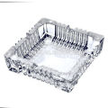 Crystal Heavy Glass Ashtray for Indoor and Outdoor Decorative (Square). 