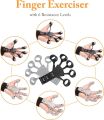 Gripster Grip Strength Trainer, Hand Grip Strengthener, Finger Strengthener, Hand Grip Exerciser Forearm Strengthener. 