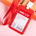 EB Cute Retractable Badge Reel Student Nurse Exhibition ID Name Card Badge Holder ID Card Set Office Supplies. 