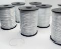 Pack of 1, White Stretchy Elastic Cord Thread for Jewelry Making Beading Bracelet (40 Yards ). 