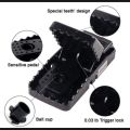 Heavy Duty Mouse Trap Mice Catcher High Quality Plastic Reusable Convenient Effective Black Stainless-Steel Springs Rat Killer For Households Eliminates Faster Than Other Indoor and Outdoor. 