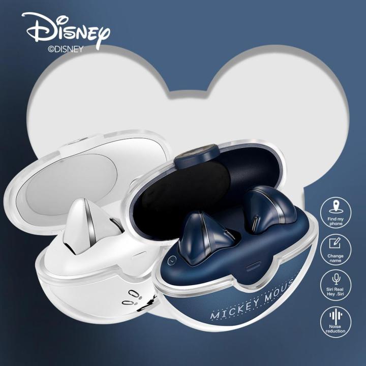 Original Disney Earbuds Mickey Mouse Bluetooth Earphones TWS Wireless Noise Reduction Gaming Headset With Mic For Iphone Xiaomi