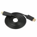 【NEW】 1.8 Meters 6FT Super Long Display Port Displayport DP To HDMI-Compatible Cable Cord Wire Ad Ter Gold Plated Black. 