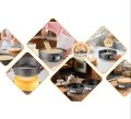 (Cake Pan set nonstick 6,7,8 inches  with 3 piping pages free set) Non stick Cake Pan - Springform Non-stick Bakeware Cheesecake Pan with Removable Bottom - Non Stick Lockable, Leakproof And Round Shape For Baker & Baking Cake Pan Tool cake Pan cake molds. 