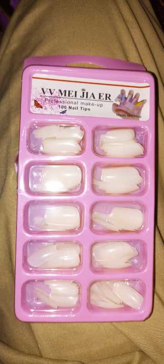 Artificial%20Nails%20Set%20With%20Glue%20Acrylic%20Face%20Nails%20Set%20Of%20100%20Pcs%20and%20Reusable%20Artificial%20Nail%20Glue%203gm%20(Pack%20of%201)%20-%20Image%202