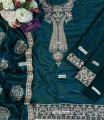 Women's Maroon Embroidered 3 Piece Suit with Trouser & Dupatta | Elegant Party Wear Pakistani Dress. 