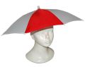 Hands-free umbrella. 