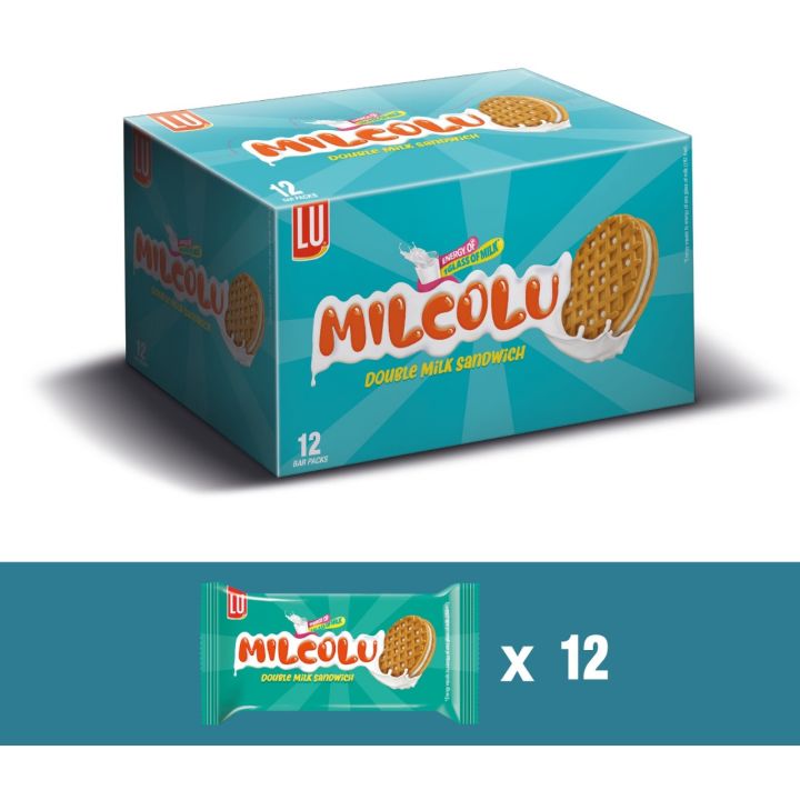 BP Milco LU DoubleMilk 22.5g 12 Bar Packs Rs20