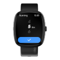 Zero® Qube Smartwatch 1.83 Inch Fluid Display | Swift UI Smart Watch | Bluetooth Fitness Tracker | Health Monitoring Smartwatch | Sports Modes | Smart Notifications | Custom Watch Faces | Android & iOS Compatible | 1 Year Warranty. 