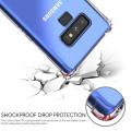 Samsung Galaxy Note 9 Transparent Soft TPU Back Cover with Camera Protection. 