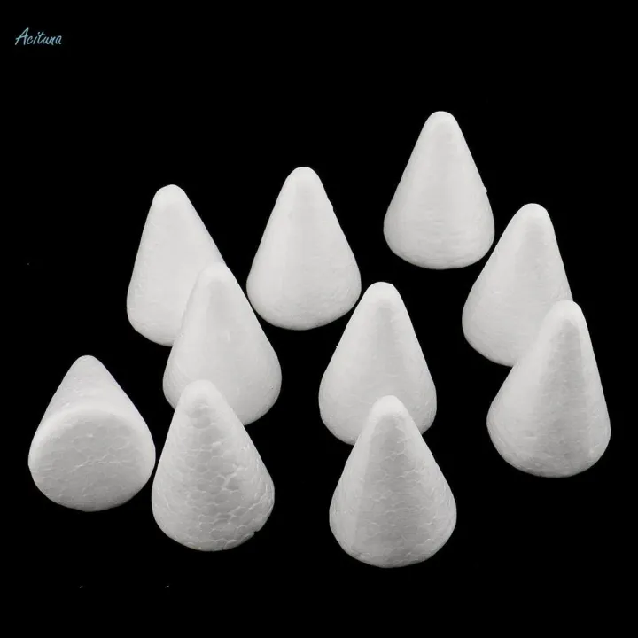 20Pcs%2068mm%20White%20Cone%20Shape%20Styrofoam%20Foam%20Craft%20Polystyrene%20Material%20DIY%20-%20Image%209