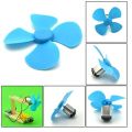 4 Inch DIY 4 Blade Propeller Plastic Fan For Mini DC Toy Motor In Pakistan. 