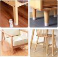 Pack of 4 Anti-Noise Furniture Silicone Protective Cover Furniture Table Leg Cover Chair Leg Cap Silicone Floor Protection Pad, Non-Slip Bottom Anti-Scratch and No Trace Noise. 