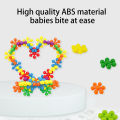 60/100/200Pcs Block Toys 3D Design Three-dimensional Rotating Fun Stable Color Recognition Multicolor Plum Blossom Building Blocks Birthday Gift. 