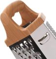 Multifunctional Box Grater With 6-Sided Stainless Steel,for Cheese, Ginger, Vegetables，Garlic，Nutmeg, Chocolate- Easy To Use And Clean. 