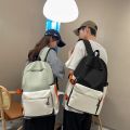 Xiulong New Korean Style Schoolbag Female College Student Male and Female Couple Student Backpack Leisure Harajuku Style Contrast Color Backpack. 