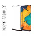 Now BUY 9D Full Edge to Edge Coverage Full Glue Tempered Glass for Samsung Galaxy A30_Black Color and Get a FREE Transparent 3D Carbon Fiber Back Protective Film. 