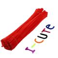 Pipe Cleaner Velvet Sticks-Dried Flowers-Rainbow Colors-Chenille Stem. 