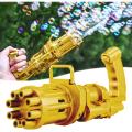 8 Hole Massive Bubble Gun_Gatling Bubble Machine 8 Hole Bubble Blower Automatic Bubble Maker Electric Bubble Gun_Bubble Machine Toy for Toddler Kids. 
