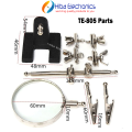 TE-805 5x Magnifying Glass With Three Handles Helping Hand Soldering Iron Stand Repinring Tool. 