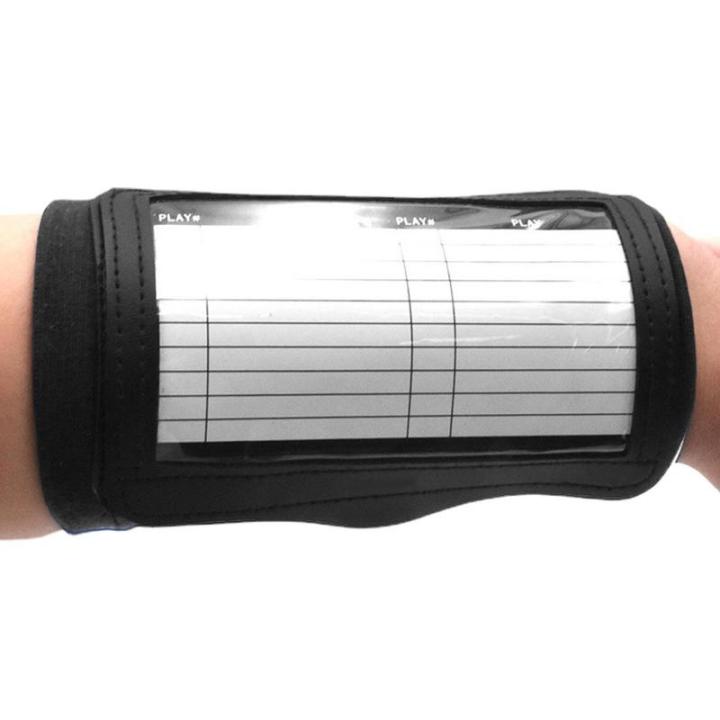 Football Play Wristbands Wrist Coaches Quarterback Play Wristband Football Armband Playbook Playbook Wristband For Quarterback