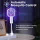 Electric Mosquito Killer Lamp UV Light Insect Trap USB Bug Zapper for Home Indoor.