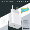 20W BEST QUALITY PD CHARGER TYPE-C FOR IPHONE) 10 11 12 PRO XS MAX IPAD_ MINI PRO AIR FAST CHARGING POWER. 