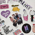 BTS 30 Cut Out Stickers Pack available for BTS Army, Black Pink, KPOP, STRAY KIDS, SEVENTEEN, Fully Customized Perfect Gift For Army. 