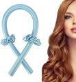 Satin Silk Heatless Curling Rod – Natural Curls Without Damage – Soft & Gentle on Hair. 