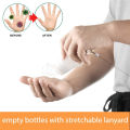 Pcs Portable Hand Sanitizer Dispenser Travel Bottles 1.3OZ Empty Bottles For Toiletries With Stretchable Lanyard, Leak Proof, Squeezable 4. 