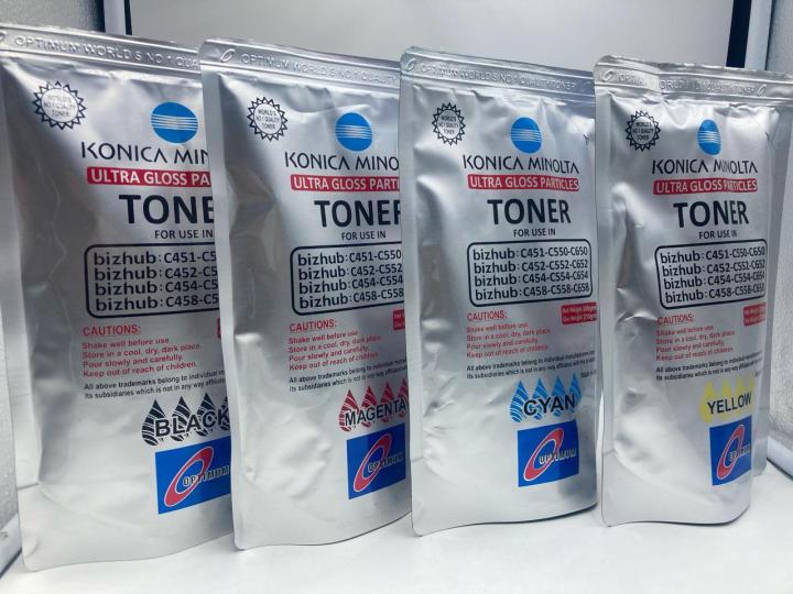 KONICA MINOLTA BIZHUB C452/552/652 COLOR TONER BAG CMYK 200GM