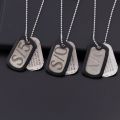Anime Gangsta Necklace So Ao S5 Dog Tag Stainless Steel Metal Bead Chain Pendant Women Necklaces Jewelry. 
