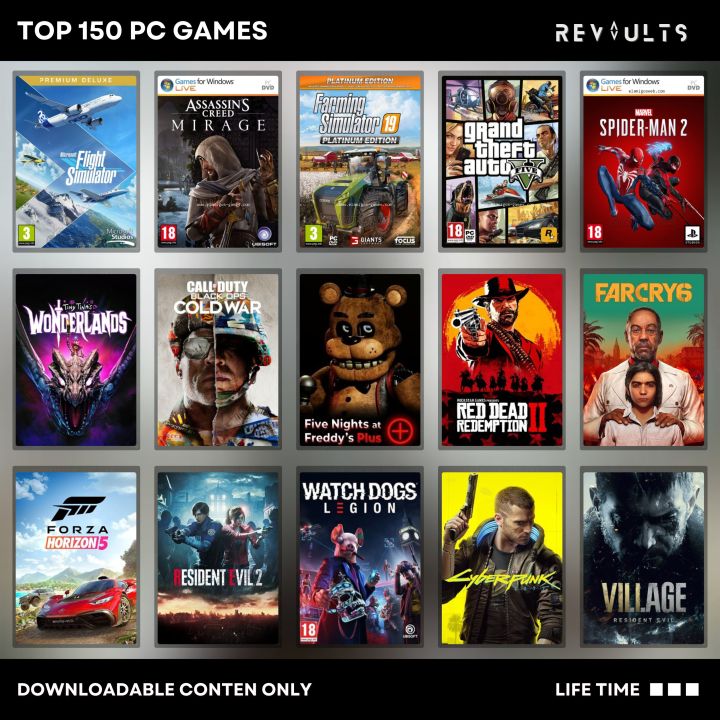 Top 150 GAMES - (GOOGLE DRIVE) GAMES FOR PC + FREE GIFTS