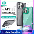 Nillkin New Metal Camera Stadn Case for iPhone 16 Pro Phone Cases UV resistant TPU+PC Hard Back Cover. 