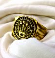 New Fashion Vintage Crown Ring For Men Latest Design Premium Quality Golden King Ring For Men And Boy. 