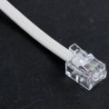 QUANBU Telephone RJ11 Male Line to Double RJ11 Female Jack Filter Splitter Adapter. 