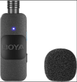 3 Years Warranty - BY-V10 Wireless Noise Reduction Microphone with USB Type-C for Mobile PC And Laptop for Interview Video Podcast Vlog Recording. 